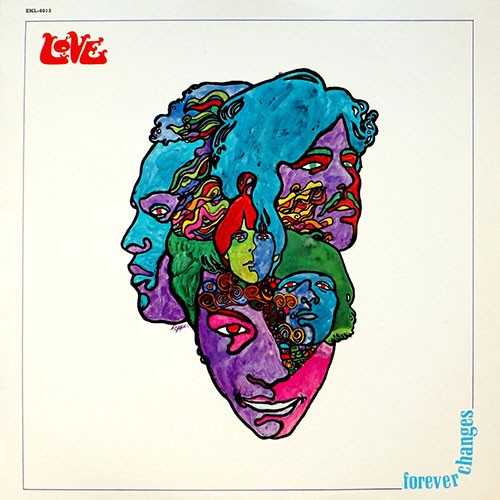 Allmusic album Review : Loves Forever Changes made only a minor dent on the charts when it was first released in 1967, but years later it became recognized as one of the finest and most haunting albums to come out of the Summer of Love, which doubtless has as much to do with the discs themes and tone as the music, beautiful as it is. Sharp electric guitars dominated most of Loves first two albums, and they make occasional appearances here on tunes like "A House Is Not a Motel" and "Live and Let Live," but most of Forever Changes is built around interwoven acoustic guitar textures and subtle orchestrations, with strings and horns both reinforcing and punctuating the melodies. The punky edge of Loves early work gave way to a more gentle, contemplative, and organic sound on Forever Changes, but while Arthur Lee and Bryan MacLean wrote some of their most enduring songs for the album, the lovely melodies and inspired arrangements cant disguise an air of malaise that permeates the sessions. A certain amount of this reflects the angst of a group undergoing some severe internal strife, but Forever Changes is also an album that heralds the last days of a golden age and anticipates the growing ugliness that would dominate the counterculture in 1968 and 1969; images of violence and war haunt "A House Is Not a Motel," the street scenes of "Maybe the People Would Be the Times or Between Clark and Hillsdale" reflects a jaded mindset that flower power could not ease, the twin specters of race and international strife rise to the surface of "The Red Telephone," romance becomes cynicism in "Bummer in the Summer," the promise of the psychedelic experience decays into hard drug abuse in "Live and Let Live," and even gentle numbers like "Andmoreagain" and "Old Man" sound elegiac, as if the ghosts of Chicago and Altamont were visible over the horizon as Love looked back to brief moments of warmth. Forever Changes is inarguably Loves masterpiece and an album of enduring beauty, but its also one of the few major works of its era that saw the dark clouds looming on the cultural horizon, and the result was music that was as prescient as it was compelling. forever_changes