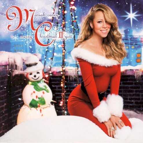 Allmusic album Review : Merry Christmas was released in 1994, and 16 years later Mariah Carey delivers a sequel, appropriately titled Merry Christmas II You and also featuring the diva in a sexy little Santa suit. The similarities don’t end there, either: Mariah revives her original seasonal tune “All I Want for Christmas Is You” and often touches upon the classy, clean updated traditional vibe of her readings from the 1994 set. Underneath this surface, Merry Christmas II You has a different vibe than its predecessor, derived in large part from the numerous originals here. Five of the 12 full songs bear a Carey writing credit (including that revival of “All I Want for Christmas Is You”) and these new tunes sometimes give Merry Christmas II You a lively modern feel, particularly the jumping Jermaine Dupri/Bryan-Michael Cox co-written opener “Oh Santa!” and the slow groove of “When Christmas Comes,” highlights that balance the too saccharine sentiment of “Christmas Time Is in the Air Again” and “One Child.” The range of these originals indicates the scope of the record as a whole, how it touches on a little of everything to please every kind of audience, mixing up “Auld Lang Syne” and a medley of Vince Guaraldi’s Charlie Brown Christmas with traditional religious carols and secular favorites like “Here Comes Santa Claus.” Apart from that pair of stiff originals, the whole thing is cheerful and engaging, a worthy sequel to its predecessor. merry_christmas_ii_you