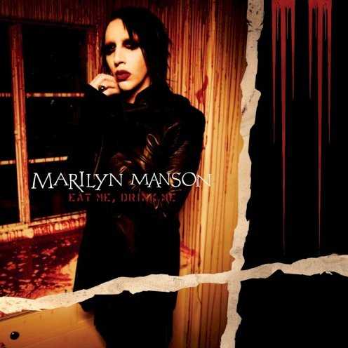 Allmusic album Review : Its been a long time since Marilyn Manson truly seemed like a transgressive force, but when you spend a lifetime crafting a persona as a rock & roll boogeyman, its not only hard to shake that image, its unlikely that youd want to shake it. Manson has never shown any indication that hes wanted to change, which somehow came as a surprise to his betrothed, burlesque diva Dita Von Teese, who according to published reports in the wake of their divorce seemed shocked, shocked that Manson wanted to stay up late and take drugs, the kind of eternally adolescent behavior that only rock & roll stars can get away with as they approach 40. Better for Marilyn to sever that marriage and turn toward a true teenager: Evan Rachel Wood, the blandly pretty star of Thirteen who provided MM with a brand-new muse for Eat Me, Drink Me, his sixth studio album. Frankly, Manson probably needed something to shake up his music, which started to become comfortably predictable in the wake of his popular/creative peak of Mechanical Animals, but the stab at soul-baring on Eat Me might not have been the way to do it. But Manson is such a true believer in rock & roll mythos that hes wound up embracing the cliché of the post-divorce confessional album, peppering this album with songs about broken relationships and new love. Personal songs are unusual for Manson, but that doesnt mean hes abandoned his tendency to write about grand concepts. The difference is that this time around, Manson himself is the grand concept -- theres no excursions into neo-glam or decadent German glamour -- which may give him a lyrical hook, but not a musical one. On a sonic level this is a bit of Manson-by-numbers -- all his signatures are in place, from the liberal appropriations of Diamond Dogs to the cheerful immersion in dirges and his tuneless vampire drone -- but it feels as if his usual murky menace has lifted, with the music sounding clearer, less affected, and obtuse, while still retaining much of its gothic romanticism and churning heaviness. If anything, Eat Me is a bit too transparent, as its clean arena rock production -- all pumped up on steroids, devoid of much grit -- makes the album sound safe, a bit too close to Manson cabaret for comfort, especially when hes penning songs whose very titles feel like unwitting self-parodies ("If I Was Your Vampire," "You and Me and the Devil Makes 3," "They Said That Hells Not Hot"), or when he lazily spews out profanity as the chorus to "Mutilation Is the Sincerest Form of Flattery." These are the moments where Manson seems like the eternal teenager, unwilling and unable to grow up, and they provide a bitter ironic counterpoint to the rest of the record, where he is striving for an emotional honesty hes never attempted before. Put these two halves together, and Eat Me, Drink Me becomes an intriguing muddle, an interesting portrait of Manson at the cusp of middle-age melancholy even if as sheer music its the least visceral or compelling hes ever been. eat_me_drink_me