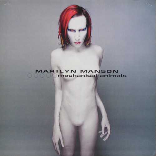 Allmusic album Review : Antichrist Superstar performed its intended purpose -- it made Marilyn Manson internationally famous, a living realization of his fictional "antichrist superstar." He had gained the attention of not only rock fans, but the public at large; however, many critics bestowed their praise not on the former Brian Warner, but on Trent Reznor, Mansons mentor and producer. Surely angered by the attention being focused elsewhere, he decided to break from Reznor and industrial metal with his third album, Mechanical Animals. Taking his image and musical cues from Bowie, Warner reworked Marilyn Manson into a sleek, androgynous space alien named Omega, à la Ziggy Stardust, and constructed a glammy variation of his trademark goth metal. With pal Billy Corgan as an unofficial consultant and Soundgarden producer Michael Beinhorn manning the boards, Manson turns Mechanical Animals into a big, clean rock record -- the kind that stands in direct opposition to the dark, twisted industrial nightmares he painted with his first two albums. It can make for a welcome change of pace, since his glammed-up goth is more tuneful than his clattering industrial cacophony, but it lacks the cartoonish menace that distinguished his prior music. And without that, Marilyn Manson seems a little ordinary, believe it or not -- more like a 90s version of Alice Cooper than ever before. True, Mechanical Animals is the groups most accessible effort, but Manson should have remembered one thing -- demons are never that scary in the light. mechanical_animals