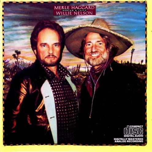 Allmusic album Review : On Pancho & Lefty, their first album together, Merle Haggard and Willie Nelson managed a rare feat: an album by two legends that lives up to, and at one point exceeds, expectations. In 1982, both artists were at the top of their game, Haggard just having released a great comeback album in Big City, and Nelson in the midst of a creative and commercial peak. The centerpiece of the album is the title track. Penned by Texas songwriter Townes Van Zandt, the ballad of two renegades and the respect they earned from the law is the perfect vehicle for Haggard and Nelson, both of whom managed to achieve legendary status in spite of being outsiders to the Nashville establishment. The songs production enhances its power; it is polished without becoming slick (note Nelsons double-tracked guitar solo), and theres power in reserve -- in the wrong hands, this could easily have become a bombastic, over the top performance. Nothing else on the album comes close to the majesty of "Pancho and Lefty." Thats not to say that the rest is not good, though. The other songs are all relaxed ruminations on life, from the joys of taking it easy on the throwaway "Its My Lazy Day" to the pain of love lost on Nelsons chestnut "Half a Man." Throughout, Haggard and Nelson duet in equal measure; one gets the sense that this is a collaboration in every sense. The sequence of "Reasons to Quit" and "No Reason to Quit" is an inspired bit of programming, both honky tonk songs of the first rank. Pancho & Lefty was followed in 1987 by Seashores of Old Mexico, a far less successful collaboration. pancho_lefty