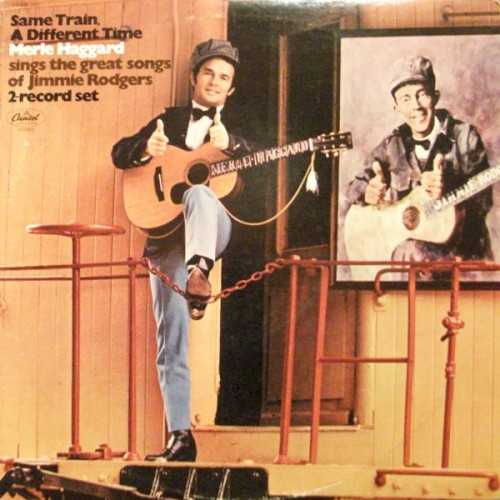 Allmusic album Review : Same Train, Different Time is Merle Haggards affectionate tribute to Jimmie Rodgers. Haggard provides narration between the songs, offering tales of Rodgers life and music. While the album is rooted in the past, the key to its success is how Haggard updates these traditional songs without losing sight of their roots. There are contemporary folk, country and blues influences scattered throughout the record, adding depth to the music and proving that Rodgers music is indeed timeless. same_train_a_different_time