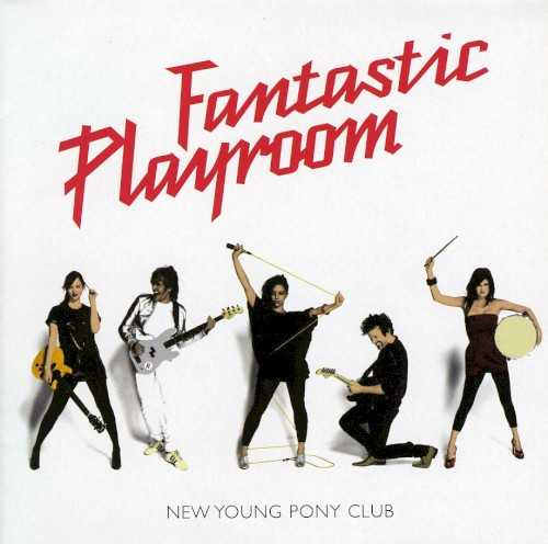 Allmusic album Review : A slow release schedule is something New Young Pony Club do not have in common with most new wave bands. Roughly three years passed between the release of NYPCs first single and this debut album, a span of time in which many an 80s band fit a spate of singles, two or three albums, a bad major-label deal, and an ugly breakup. But, hey, why rush things? At this point it is apparent that neo-new wave bands will be around as long as the garage rock revivalists, so its not as if the band should feel pressed to be prolific before the world leaves it and its peers behind. The one thing that is disappointing about Fantastic Playroom, beyond its lateness, is that its a glorified singles compilation -- albeit one involving some alternate mixes -- with only a handful of previously unreleased songs, especially since a full-length had been such a long time coming. By any other standard, it is a fetching 40-minute album, with each song supplying its own set of penetrating hooks, ear-ticklingly sharp guitars, moody synthesizer gauze, and mobile rhythms. No, theres nothing incredibly unique or out of the ordinary going on. The band seems willing to admit as much; at one point, the "Sounds Like" section on its MySpace page was filled out with something blasé, like "the usual," along with an affirming short list of bands. (When David Bowie gushed about "Get Lucky," he drew a basic ballpark Blondie-plus-Gang of Four comparison.) You dont get the sense that they are very self-conscious or cred hungry about what they do, like they were happy to get their ESG fix through the Soul Jazz CD compilation, rather than sniped mint copies of the first EP from online sources, and maybe theyre copping the glammed-out poses on the albums cover from Duran Duran instead of Roxy Music. Most importantly, they seem preoccupied with making songs that are both immediately enjoyable and lasting, as well as smart and funny in all the right ways. Knowing lead singer Tahita Bulmer, or at least the characters she embodies in these songs, must involve the occasional slug in the shoulder and not being able to discern the difference between her plain talk and sarcasm. fantastic_playroom