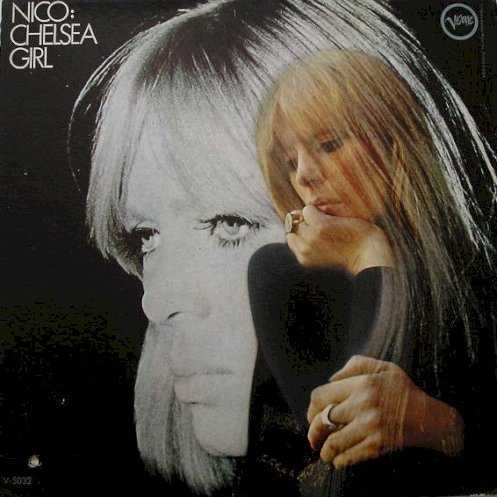 Allmusic album Review : Although Chelsea Girl (1967) was the first long-player from the German-born Christa Päffgen, it was not her debut solo effort. Prior to becoming involved with the Velvet Underground and while under the direction of Andrew Loog Oldham, Nico issued an obscure 7" on the mod pop Immediate label. The song selection on that 1965 single -- which featured a cover of Gordon Lightfoots "Im Not Sayin" and an Oldham co-composition with Jimmy Page called "Last Mile" -- foreshadowed the eclectic nature of this LP. Although the dissolution between the vocalist and core instrumental quartet was not without its share of acrimony, the non-percussive contingent of the Velvet Underground is heavily featured on Chelsea Girl: along with then-unknown singer/songwriter Jackson Browne (guitar) -- the vocalists concurrent love interest -- there is Lou Reed (guitar), Sterling Morrison (guitar/bass), and John Cale (piano/bass/viola), who contrast what they had been doing with the larger combo. These sides are decidedly "unplugged," providing a folky and Baroque setting for Nicos dark and brooding vocal inflections. There is an introspective foresight in Brownes "Fairest of the Seasons," "These Days," and "Somewhere Theres a Feather." The minimalist string section features a quaint, yet effective arrangement giving the material a distinctly European feel. These orchestrated folk leanings are similar to the sound emanating from other burgeoning groups such as the Incredible String Band, Pentangle, and the Fairport Convention spin-off Fotheringay.The same can be said of her almost unrecognizable reworking of Bob Dylans "Ill Keep It With Mine." The noir black-widow charm ultimately saves the performance, as does Cales remarkable classical intonations. With Reeds "Wrap Your Troubles in Dreams" -- a track which actually predates the Velvet Underground -- there is a sense of history that Nico brings to her interpretation, as if the melody were, in fact, a traditional German folk tune. There is a palpable distinction between those lighter cuts and the menacing Velvet Underground-conceived material. At the center of the project are the extended "It Was a Pleasure Then" and the stunning semi-autobiographical Reed/Morrison title track. The juxtaposition of such honest and at times harrowing imagery to Nicos inherently bleak delivery is nothing short of an inspired artistic statement which has since long outlasted its initial socially relevant context -- similar to the more modern contributions of Laurie Anderson, Ann Magnuson, and Patti Smith. An unqualified masterpiece. chelsea_girl