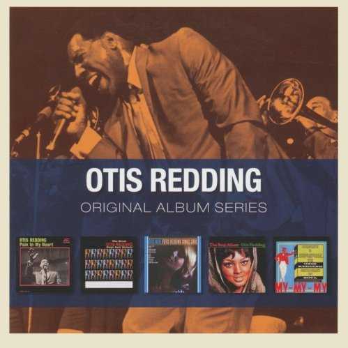 Allmusic album Review : The very face of classic Southern soul is Otis Redding, whose incendiary and passionate singing and stage presence came as close as anyones to transferring the energy, explosiveness, and drive of Southern gospel into the secular pop world of soul. Otis Reddings recording career really only lasted five years, from 1962 through 1967 (seven studio albums in all), and the balance of it, along with his biggest hits, really only came in the last two years of that time, with his biggest hit and first number one, "(Sittin On) The Dock of the Bay," released after his death. All of it was enough, though, to establish Redding as the greatest performer of the classic deep soul era, a designation he undoubtedly deserves. This five-disc set collects five of Reddings Atco albums in one package, including 1964s Pain in My Heart, 1965s The Great Otis Redding Sings Soul Ballads, and 1966s Otis Blue: Otis Redding Sings Soul, The Soul Album, and Complete & Unbelievable: The Otis Redding Dictionary of Soul. original_album_series