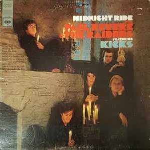 Allmusic album Review : Midnight Ride marked just about the pinnacle of Paul Revere & the Raiders history as a source of great albums. Even more to their credit, most of the music on Midnight Ride was written by the bandmembers themselves, and not just Mark Lindsay and Paul Revere, but Phil Volk, Drake Levin, and Mike Smith getting a shared songwriting credit. The irony is that this was the last album on which that egalitarian spirit was to dominate; alongside the tight, hard, eminently danceable rock & roll sounds that comprise about two-thirds of this album, there are signs of the softer, more introspective balladry that lead singer Mark Lindsay was starting to favor in his songwriting ("Little Girl in the Fourth Row," etc.). It was this stylistic break, coupled with disputes over which bandmembers were to get their songs represented on the groups albums, that led to Levins departure following the release of this album, which helped precipitate a stylistic drift away from the sound that defined the group. The Sundazed reissue, released in February 2000, has been remixed from the original three-track session masters, yet remains true to the bands original sound, and the album has been enhanced with the presence of three rocking bonus tracks (two of them car songs -- cool!). "Kicks" is still the coolest song here, but the Sundazed version rocks a lot harder with the extra tracks, and is a lot more fun. There are also new notes by Volk and Levin, in which both look back with honesty yet a great deal of warmth and enjoyment for what they did, and what they were doing around the time of this album. midnight_ride