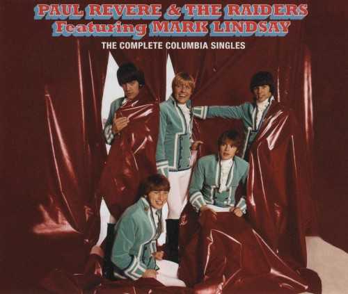 Allmusic album Review : The most versatile of the R&B-steeped; bar bands that played the club circuit in the Pacific Northwest in the early 60s, Paul Revere & the Raiders at their best somehow managed to merge Spike Jones, King Curtis, James Brown, the Byrds, the Beatles, the Beach Boys, the Kinks, and the Rolling Stones into one rollicking pop pastiche. They also had energy, drive, and ambition, and they knew how -- and were willing -- to play the game. This three-disc, 66-track set collects all of the singles, both A- and B-sides, the group released for Columbia Records between 1963 and 1975. There’s a little bit of everything here, from crisp soul-jazz (“Night Train,” “Swim,” “Terry’s Tune”) to California surf (“Corvair Baby”), R&B; country (“Leslie,” “Seaboard Line Boogie”), Beatlesque pop (“There She Goes,” “Him or Me -- What’s It Gonna Be?”), and the punk garage sound of the band’s biggest hits (“Just Like Me,” “Kicks,” “Hungry,” “Good Thing”). It adds up to a pretty concise portrait of a remarkably entertaining band whose pretensions only occasionally overwhelmed its R&B-fueled; pop energy. the_complete_columbia_singles