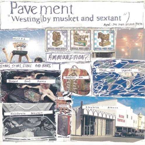 Allmusic album Review : A collection of all of Pavements low-fidelity early singles and EPs, which feature considerably less melody than Slanted and Enchanted. Its nice to have this rare material on one CD, although the music is defiantly anti-CD. Those who boarded the train with the acclaimed Slanted and Enchanted should catch up on what theyve missed. westing_by_musket_and_sextant