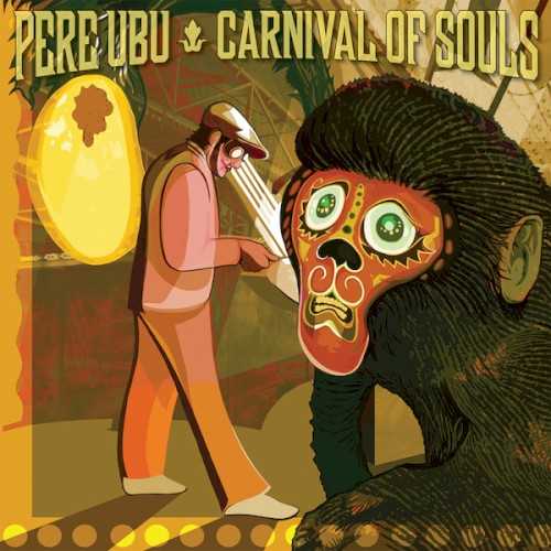 Allmusic album Review : Continuing their trilogy of albums inspired by classic films, Pere Ubu move from the noir ambiance of The Lady from Shanghai to songs based on Carnival of Souls, director Herk Harveys influential, low-budget horror movie from 1962. Lady from Shanghai revitalized the bands creativity, especially on songs like the equally catchy and unsettling "Mandy," which delivered dance-pop Pere Ubu style. Carnival of Souls goes even further, digging into the bands darkest, most challenging realms as well as surprisingly serene ones. Many of these songs came from Pere Ubus score for the movie, which they developed and performed during The Lady from Shanghai tour; the stress of working so much acted as a crucible for this volatile album. As Midwestern experimentalists with a decidedly spooky bent, Pere Ubu are uniquely equipped to use Carnival of Souls small-town surrealism for their own devices. "Dr. Faustus," one of the albums most score-like pieces, combines metallic percussion, spare guitars and David Thomas muttered vocals into something rustic and rickety, yet threatening at a moments notice (an effect the band magnifies on the epic 12-minute closer "Brother Ray," which the band describes as a prequel to Nathanael Wests The Day of the Locust). "Carnival," which slows a lilting organ melody to a zombies pace, could be a more literal exercise in horror music, but with Thomas threatening that "96 tears will burn your cheeks" and "monkey knows best," its disorienting in the best possible way. Throughout the album, the band leaves their own mark on the films iconic imagery. "Road to Utah" unfurls like a lonesome highway, its organ melody nodding to the films original score by Gene Moore; more elliptically, "Visions of the Moon" reflects the isolation protagonist Mary Henry feels as the plot thickens. "Drag the River" captures the films circular feel and visions of death so perfectly (hearing Thomas bellow "Moon-faced! Doom-struck!" is one of the albums most satisfying and terrifying moments) that its virtually a musical spoiler. However, Carnival of Souls most immediate moment, its "Mandy," is "Bus Station," which weaves Screaming Jay Hawkins "I Put a Spell on You" into the films oppressively monotonous world via herky-jerky rhythms and Thomas sing-song delivery. Pere Ubu also manages the not-insignificant feat of tying this album to Lady from Shanghai thanks to newest member Darryl Boons clarinet, which gives an alien yet vintage feel to songs as far-flung as the thundering surf-meets-metal workout "Golden Surf II" and the lovely "Irene," which reprises the allusions to "I Put a Spell on You" in oddly comforting fashion. Even more ambitious, rewarding and exciting than its predecessor, Carnival of Souls is a thrilling album that raises expectations for the trilogys final installment to the skies. carnival_of_souls