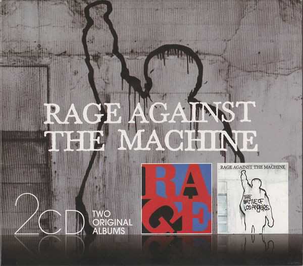 Allmusic album Review : This two-fer from politically charged West Coast alt-metal icons Rage Against the Machine includes the bands third and fourth albums in their entireties. 1999s hard-hitting Battle of Los Angeles debuted at the number one slot in the Billboard Top 200 and earned a Grammy nomination for best rock album, while 2000s well-received Renegades, the last studio long-player from the group, consisted of cover songs of artists as diverse as Bruce Springsteen, Minor Threat, and Cypress Hill. renegades_the_battle_of_los_angeles