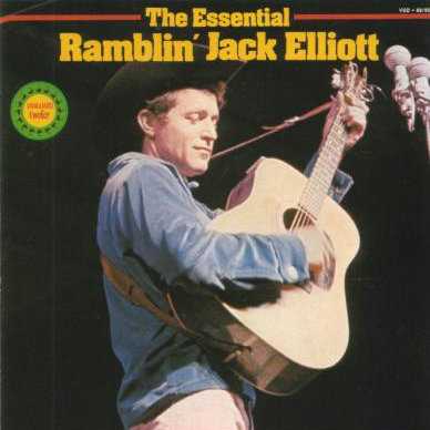 Allmusic album Review : Elliott was the complete folksinger of the 60s, singing and yodeling traditional material derived from folk, country, and blues sources and (especially) carrying on the tradition of Woody Guthrie. This two-pocket set, some of which is taken from a 1965 concert, provides a representative sampling of his repertoire and style. the_essential_ramblin_jack_elliott