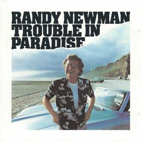 Allmusic album Review : Randy Newman began the slow process of transforming himself into a polished L.A. song-crafter on the album Little Criminals, and with Trouble in Paradise the metamorphosis was complete; by this time, Newman could make a record just as ear-pleasing as anything Paul Simon, Don Henley, or Lindsey Buckingham could come up with, and proved it by persuading all three to appear on the sessions. But no matter how polished the arrangements and smooth the production, Newmans songs dont sound like theyre ready for radio, and hes too bright not to understand that songs about apartheid, self-pitying white bluesmen, and arrogant yuppies are poor prospects for the pop charts. Trouble in Paradise marked the high point of Newmans struggle between pop sheen and his satiric impulses, and the album is a significant improvement over Little Criminals and Born Again. The targets of Newmans satirical gaze are easy to skewer, and his pen is hardly subtle, but the overall tone is more respectful than on Born Again and the results are stronger. The bitter Afrikaner in "Christmas in Capetown" and the egocentric blowhard in "My Life Is Good" have at least earned Newmans disgust, and while many of the character studies ("Mikey," "Im Different") and vignettes ("Miami," "Take Me Back") take a less than charitable view of their protagonists, like the losers and half-wits that populate Good Old Boys, theyre human beings whose flaws reveal a hint of tragedy. And the closing number, "Song for the Dead," is a stunner in which a soldier explains to the bodies hes burying the purpose behind the war that took their lives. While too slick for Newmans core audience, Trouble in Paradise was his most intelligent and best realized work since Good Old Boys, and his finest album of the 1980s. trouble_in_paradise