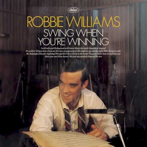 Allmusic album Review : Performance dynamo and chameleonic entertainment personality Robbie Williams made a rapid transformation -- from English football hooligan to dapper saloon singer -- for his fourth LP, Swing When Youre Winning. Still, Williams tribute to the great American songbook is a surprisingly natural fit with its intended target: 50s trad-pop patriarchs like Frank Sinatra and Dean Martin. And just like those two loveable rogues, Williams has brawled and boozed in the past, but isnt afraid to wear his heart on his sleeve; in fact, hes one of the few modern pop stars to fully embrace affecting balladry and nuanced singing. Williams and longtime producer Guy Chambers are also extremely careful with their product, so it shouldnt be surprising that Swing When Youre Winning has innumerable extra-musical touches to carry it over: the cover features Williams relaxing in the studio in a period suit; his contract with EMI enabled the addition of the treasured Capitol logo at the top of the sleeve, and several tracks were even recorded at the famed Capitol tower in Hollywood.<br><br> Fortunately, Williams is no less careful with his performances. Since he lacks the authoritative air of master crooners like Sinatra and Bing Crosby (along with the rest of humanity), he instead plays up his closer connections to the world of Broadway. His readings are dynamic and emotional -- sometimes a consequence of trying to put a new spin on these classics (six of the covers are Sinatra standards, three are Bobby Darins). He also invited, with nearly universal success, a series of duet partners: Nicole Kidman for the sublime "Somethin Stupid," Jon Lovitz for the irresistibly catty "Well, Did You Evah," Rupert Everett for "They Cant Take That Away From Me," longtime Sinatra accompanist Bill Miller on "One for My Baby," even Sinatra himself for a version of "It Was a Very Good Year" on which Williams takes the first two verses (over the 1965 arrangement), then bows out as Sinatras original counsels him concerning the later stages of life. Though it may be an overly close tribute to a familiar original (like many of the songs here), Williams considerable skills with expression and interpretation largely overwhelm any close criticism. Hes definitely much better on the comedy songs, especially the hilarious "Well, Did You Evah" (originally a duet for Crosby and Sinatra in the 1956 film High Society). Lovitzs rounded tones and faux-affected airs are a spot-on interpretation of Brother Cros, while Williams emulation of a boorish lug ("Thats a nice dress -- think I could talk her out of it?") is nearly perfect as well. Though arranger Steve Sidwell hasnt done many charts (and those for the movies Moulin Rouge, Bridget Jones Diary, and Romeo + Juliet), he also acquits himself nicely aping classic scores for "One for My Baby" and "Beyond the Sea." The lone Robbie Williams original is "I Will Talk and Hollywood Will Listen," a sweeping pipe-dream fantasy of true American superstardom for Britains biggest pop star. It could happen, too; Pierce Brosnan surely isnt growing any younger. swing_when_youre_winning