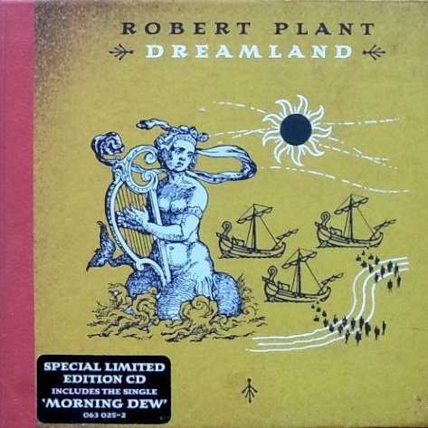 Allmusic album Review : At their best, cover albums have a strange way of galvanizing an artist by returning to the songs that inspired them; the artists can find the reason why they made music in the first place, perhaps finding a new reason to make music. Robert Plants Dreamland -- his first solo album in nearly ten years and one of the best records hes ever done, either as a solo artist or as a member of Led Zeppelin -- fulfills that simple definition of a covers album and goes beyond it, finding Plant sounding reinvigorated and as restless as a new artist. Part of the reason why this album works so well is that he has a new band -- not a group of supporting musicians, but a real band whose members can challenge him because they tap into the same eerie, post-folk mysticism that fueled Led Zeppelin III, among other haunting moments in the Zep catalog. Another reason why this album works so well is that it finds the band working from a similar aesthetic point as classic Zeppelin, who, at their peak, often reinterpreted and extrapolated their inspirations, piecing them together to create something startlingly original. Thats the spirit here, most explicitly on the blues medley "Win My Train Fare Home (If I Ever Get Lucky)," but also throughout the record, as he offers radical reinventions of such cult favorites as Bob Dylans "One More Cup of Coffee," Tim Buckleys "Song to the Siren," and the Youngbloods "Darkness, Darkness," along with such staples as "I Believe Im Fixin to Die" and "Hey Joe." Whats amazing about this album is that it is as adventurous and forward-thinking -- perhaps even more so -- as anything hes ever done. Hes abandoned the synthesizers that distinguished each of his solo albums and replaced them with a restless, searching band that pushes every one of these songs past conventional expectations (and, in the case of the two strong originals, they make the new tunes sound as one with the covers). Dreamland rarely sounds like Led Zeppelin, but its spirit is pure Zeppelin; this, in a sense, is what he was trying to do with the Page and Plant albums -- find a way back into the mystic by blending folk, worldbeat, blues, rock, and experimentalism into music that is at once grounded in the past and ceaselessly moving forward. He might have co-authored only two pieces here, but Dreamland is a fully realized product of his own vision -- as unpredictable and idiosyncratic, as fulfilling and full of mystery as anything hes ever released. dreamland
