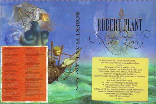 Allmusic album Review : Too much of a good thing? Perhaps. Nine Lives contains remastered versions of all of Robert Plants studio recordings, from Pictures at Eleven (1982) to Mighty Rearranger (2005), with bonus cuts and a DVD containing an hourlong film that covers the career gamut, with cut-in video clips, a new interview, and, as is Rhinos wont, comments from everybody from Ahmet Ertegun and Bobby Gillespie to Tori Amos and John McEnroe! Nothing appears from the Jimmy Page and Robert Plant recordings. Was this really necessary, especially after the issue of Plants double-disc career retrospective, Sixty Six to Timbuktu, in 2003?<br><br> His early records used the technology of the day and the first pair, Pictures at Eleven and The Principle of Moments, dipped deep into the production and pop styles of the 80s and mixed them with Led Zeppelins ponderous pomp and circumstance. This also occurred on discs from Shaken n Stirred to the harder-rocking Now & Zen and Manic Nirvana, with stops along the way via the Honeydrippers roots rock cover project that featured the reunion of Jimmy Page with Plant, yes, but also of Page with Jeff Beck. Of course, with Fate of Nations, Plant changed course again, creating a moody, drifty, and dreamy sound -- another portrait of the singer and songwriter that paved the way some nine years later for his resurrection as a recording artist with 2002s Dreamland and a band (Strange Sensation) that found its way with the aforementioned Mighty Rearranger. Plants solo records have been consistently acclaimed, and he has always placed singles in the charts somewhere. Some were received better than others, and some scored big, like 1988s Now & Zen, with its big single, "Tall Cool One." These ten discs reveal Plant to be endlessly searching and endlessly changing without losing the core of who he was as either a singer or a songwriter. He never tried to recreate Led Zeppelin, though he did firmly acknowledge it finally in Mighty Rearranger with guitarist Justin Adams.<br><br> There isnt anything dour in these records, though some have stood up better to the test of time than others. The first two discs in the set do sound hopelessly dated, and at this point, the Honeydrippers project, played so godawful many times on FM radio, has lost its charm and sounds like a slew of cats having a good time playing standards. Still others, like Now & Zen and Manic Nirvana, sound better somehow than when they were issued -- at those moments in time, rock & roll was seldom played on the radio and these are most assuredly big rock & roll albums. Plant played the game insofar as he made videos and played live, but the albums themselves -- with their huge guitar and edgy synth atmospherics -- are far from nostalgia because of that experimentation with rock & rolls sonics. The story is one that shows how plentifully Plant surrounded himself with textures, space, and -- above all -- a knotty idea of what rock & roll was as it moved through the decades. He nurtured his own vision along some pretty sketchy lines during the volatile 1980s and 90s. In the new millennium, it became safe for rockers of his generation to come home again, from Eric Clapton and the Who to the Moody Blues and even Traffic. (Jeff Beck and the Rolling Stones have never really gone away.)<br><br> All of this said, it still feels like a lot, maybe over the line. Sure, having these albums in remastered form is a great idea; look for them to follow suit soon -- if Rhinos past marketing track is any gauge -- as individual budget-priced items. There is a very handsome book included with loads of photos and a book-length liner note essay by Ed Vulliamy. The bonus material is nice, but its far from earthshaking or in the least bit revelatory. The listener/consumer is faced with a dilemma: how often will some of these albums get pulled out of the stack and played? Stories like this one get told in the music business to be sure, but in Plants case, his solo career -- no matter how successful -- has always been visible, but still somehow under the radar and second fiddle because of the incredible weight that Led Zeppelins myth carries. Perhaps this set will be acclaimed for what it is, and that would be justice, but its more likely that it will be considered an incomplete excess, which would be not only unfortunate, but very wrong. Certainly there is an argument for the Page & Plant records to be included here, but those, good as they are, are a distraction more than anything else because they are collaborations. For any Plant -- or truly hardcore Zep -- fan who wants the whole solo story presented in a manner that is pristine, revealing, and elegant, this set will be a boon. For the rest, in an age when the "track" is what matters, a box this size will be considered an overblown excess beyond comprehension or consumer demand, and that argument carries more than a bit of weight. nine_lives