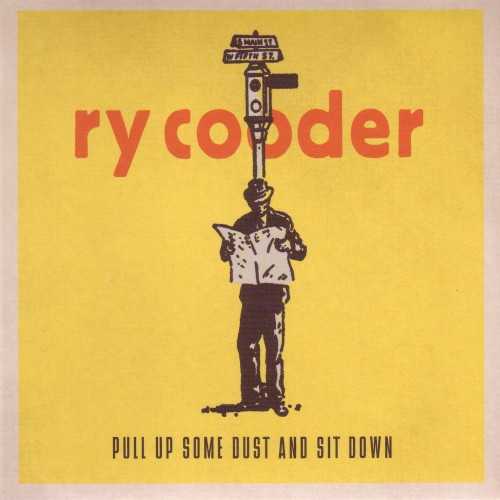 Allmusic album Review : Pull Up Some Dust and Sit Down, issued between two national election cycles, is the most overtly political album Ry Cooder has ever released, and one of his funniest, most musically compelling ones, too. Cooder looks deeply into his musical past using his entire Americana musical arsenal: blues, folk, ragtime, norteño, rock, and country here. Opener "No Banker Left Behind" updates Civil War-era marching music. Cooders guitar, banjo, bass, and mandola lead drummer (and son) Joachim through a scathing indictment of the the financial bailout in 2007. The marching rhythms are punched through with sharp banjo and mandola riffs as Cooders signature electric guitar sound frames them. "El Corrido Jesse James" has the outlaw speaking from heaven in waltz time. Accompanied by Flaco Jimenezs accordion and a horn section, James claims that while he was a bank robber, he never "turned a family from their house," and asks God for his trusty .44 to "put that bonus money back where it belongs." "Quick Sand" is a shuffling electric rocker that addresses the plight of illegal immigrants crossing into Arizona. "Christmas Time This Year" is the most incendiary anti-war song in a decade, presented innocently as a Mexican polka. "Lord Tell Me Why" borrows production techniques from Tom Waits, with co-writer and drummer Jim Keltner who assists in getting across this biting, ironic gospel tune: "Lord tell me why a white man/Aint worth nothin in this world no more...." An 11-piece band assists in "I Want My Crown," a scorching, growling blues with Cooders nasty guitar leading the charge. Its followed by the albums finest moment, "John Lee Hooker for President," where Cooder does a shockingly accurate impression of the late bluesman, in fine boogie mode, paying a visit to the White House, not liking what he sees, and deciding to run for office: "Im compastatic. I aint Republican or Democratic." He names Jimmy Reed as Veep and Johnny Taylor Secretary of State. His campaign promises swift retribution for injustice and a "groove time" for the nation. If only. The depth of Cooders rage is quieter but more direct as the album draws to a close. In "If There Is a God," Gods been driven from heaven by redistricting; he, "Jesus, Mary and Joe" all hit the road for Mexico. God goes so far as to say he thinks the "Republiklan" legislature wants to bring back Jim Crow laws. Cooders sorrow about the environment is pervasive in the final corrido, though he, like the Buddha, leaves room for tolerance, wishing his enemies "No Hard Feelings." Those whove followed Cooder from the beginning will find much to love on Pull Up Some Dust and Sit Down. Those music fans unfamiliar with his work but looking for a comrade in arms will find one here. That said, this is revolution music; worthy of dancing to, learning from, and singing along with: who says topical music has to be boring?