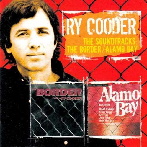 Allmusic album Review : The folks at Raven Records in Australia must have a blast assembling projects. This pairing of two 1980s Ry Cooder soundtracks is a case in point. The Border, composed and released in 1982, was the soundtrack to Tony Richardsons film The Border, and 1985s Alamo Bay was directed by Louis Malle. The interesting thing about these soundtracks is that they come immediately after Cooders successful collaboration with Walter Hill on The Long Riders and Southern Comfort, and as the before-and-after bookends to his enigmatic score for Wim Wenders Paris, Texas. The score for The Border is perfectly balanced. Cooders slide work is always touted, but also noteworthy is his ability to virtually disappear in the mix when collaborating with Flaco Jimenez, Freddy Fender, Jim Dickinson, Jim Keltner, and Sam "The Sham" Samudio. The haunting title track, "Across the Borderline," sung by Fender, is among the most beautiful and literate cuts Cooder has ever written. The cantina music by Jimenez and Samudio is utterly evocative. Check the tunes with Samudio on vocals, such as "Palomita" and "No Quiero," to get the laid-back, sun-up feel. Then theres John Hiatt. Hiatt was at the beginning of his association with Cooder. He helped to pen some of the better cuts on the set, including the aforementioned "Across the Borderline" and the bluesy garage rock jam "Skin Game." His high-whine vocals are perfect for the tension between cultures and reflect the conflict of Jack Nicholsons character as a principled U.S. border guard. Alamo Bay, Malles picture that pits American shrimpers against refugee Vietnamese on the south coast of Texas, is another study in contrasts. Once more, Cooder assembles an all-star band that includes Hiatt, Cesar Rosas, David Hidalgo, Lee Ving, Van Dyke Parks, David Lindley, Keltner, Chris Ethridge, David Mansfield, and Dickinson. The theme features Cooders acoustic slide amidst strings (including Gayle Levants harp), piano, and ambient sounds. The ethereal airy feel is swallowed whole by the raunchy electric roadhouse blues of "Gooks on Main Street," and dislocated once more on the country ballad "Too Close," performed by Hiatt with actress Amy Madigan, only to shift again with the sinister slide guitar and harmonica Eastern modal blues of "Klan Meeting," an instrumental. The score weaves and wends through barroom shouters, panoramic instrumentals, ballads, Tex Mex, and conjunto. Placing both recordings on a single disc is a rare and exotic treat, and gives great insight into the complex yet visionary artist Cooder is, and just how his music is the perfect accompaniment to visuals yet stands completely on its own.