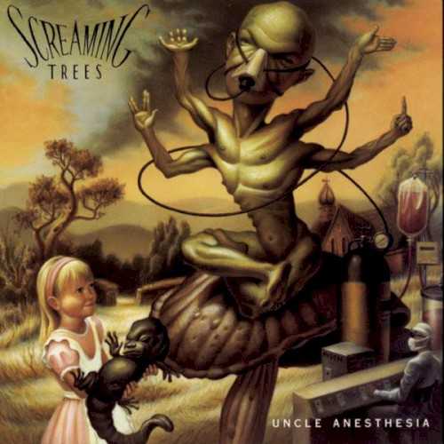 Allmusic album Review : After a long career with independent label SST, the Screaming Trees arrived at Epic Records with little fanfare (and would leave in much the same way) with 1991s Uncle Anesthesia. Produced by Soundgardens Chris Cornell and metal specialist Terry Date, the album lurches to its feet on the military shuffle of "Beyond This Horizon." Despite offering a few glimpses of the groups punkier side -- "Story of Her Fate," "Alice Said," "Time for Light" -- most of the material emphasizes the Trees mellower inclinations. As its title and disturbing, Alice in Wonderland-inspired cover artwork would suggest, the album also finds the band delving deeper and deeper into their psychedelic tendencies. Gary Lee Conners lysergic guitar textures gently frame Mark Lanegans rough, whiskey-drenched vocals on such highlights as the title track, "Caught Between," and "Something About Today." And while "Bed of Roses" and "Lay Your Head Down" betray a strong R.E.M. influence, songs like "Before We Arise," "Closer," and "Disappearing" (with its Mexican funeral horn section) possess a sense of despair and hopelessness that only Lanegans voice can convey. The last album to feature original drummer Mark Pickerel, Uncle Anesthesia also set the stage for the bands breakthrough, Sweet Oblivion. uncle_anesthesia