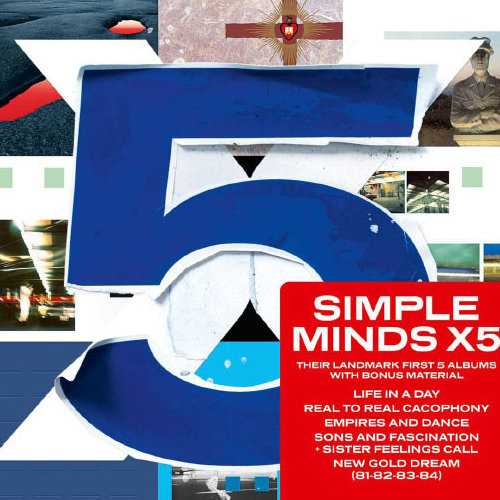 Allmusic album Review : In 2003, Virgin reissued the Simple Minds catalog from Life in a Day (1979) through Good News from the Next World (1995). Less than a decade later, the label and the band put together this compact and inexpensive box set, which includes the first five Simple Minds albums, 1979-1982, in individual sleeves that reproduce the original album art. The 2003 versions were issued in jewel cases with no bonus tracks. The versions here add newly remastered bonus tracks -- an incomplete assortment of B-sides, live versions, and extended mixes -- that amount to over 90 minutes of extra material, some of which were re-circulated in 2008 through the massive Themes box/doorstop. Prior to their cross into the mainstream, Simple Minds were one of the most vital and creative acts of the post-punk era. Even if youre well aware of that fact, its astonishing to consider that these five albums, all radically different from one another, were released within a span of three-and-a-half years. x5