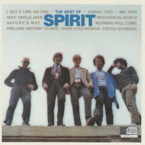 Allmusic album Review : Its true that Spirit were a very album-oriented band, one that might best be experienced through albums rather than compilations. If a compilations good enough for you, this is a good one to get. Granted, the bands mere handful of well-known songs are gotten out of the way right away ("1984," "Mechanical World," "Natures Way," "Animal Zoo," "Fresh-Garbage," "I Got a Line on You"). But the rest of its pretty solid too, including "Uncle Jack," a high point of pseudo-Beatleish psychedelia. Given the tendency of some of the albums from which these are taken to meander, this is actually a good alternative for the listener who likes Spirits most accessible tunes, but isnt enamored of their full-length works. the_best_of_spirit