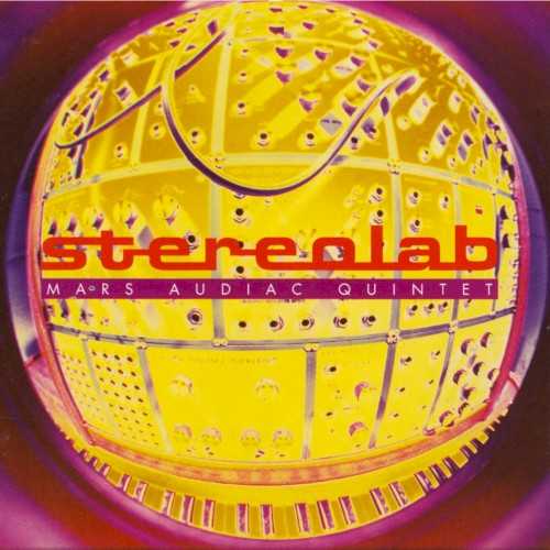 Allmusic album Review : By the time of 1994s Mars Audiac Quintet, Stereolab had already highlighted the rock and experimental sides of its music; now the band concentrated on perfecting its space-age pop. Sweetly bouncy songs like "Ping Pong" and "L Enfer des Formes" streamline the bands sound without sacrificing its essence; track for track, this may be the groups most accessible, tightly written album. The groove-driven "Outer Accelerator," "Wow and Flutter," and "Transona Five" (which sounds strangely like Canned Heats "Goin Up the Country") reaffirm Stereolabs Krautrock roots, but the bands sweet synth melodies and vocal arrangements give it a pop patina. Even extended pieces like "Anamorphose" and "Nihilist Assault Group" -- which could have appeared on Transient Random Noise-Bursts With Announcements if they had a rawer production -- are more sensual and voluptuous than edgy and challenging. Its equally apparent on layered, complex songs such as "New Orthophony" and "The Stars Our Destination," as well as spare, minimal tracks like "Des Etoiles Electroniques," that the members of Stereolab focused their experimental energies on production tricks, vocal interplay, and increasingly electronic-based arrangements. The charming final track "Fiery Yellow" takes the bands fondness for lounge pop and experimentation to the limit; a delicate, marimba-driven piece featuring the High Llamas Sean OHagan, it sounds like the kind of music Esquivel or Martin Denny would be proud to make in the 90s. While its not as overtly innovative as some of Stereolabs earlier albums, Mars Audiac Quintet is an enjoyable, accessible forerunner to the intricate, cerebral direction the groups music would take in the mid- and late 90s. mars_audiac_quintet