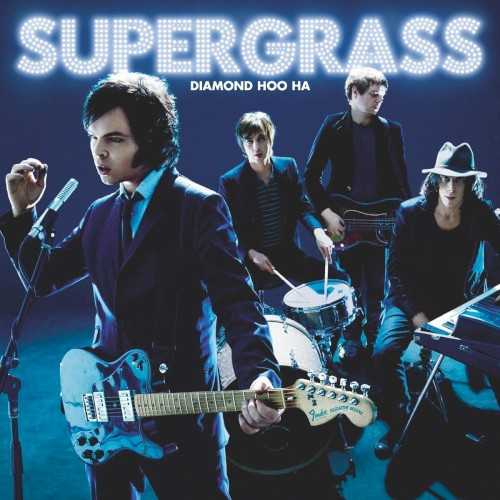 Allmusic album Review : After spending a dark, contemplative night on the Road to Rouen, Supergrass come crashing back to life with Diamond Hoo Ha, an album every bit as cheerfully gaudy and vulgar as its title. It all begins, as it should, with "Diamond Hoo Hah Man," a wicked send-up of the White Stripes gonzo thump that rivals "Blue Orchid" and "Icky Thump" in its outsized swagger, while providing the touchstone for the rest of the record, not so much in its sound but in its attitude. Not that Supergrass doesnt crank the guitars here, as they offer up the stomping Stooges shuffle of "Bad Blood" and spangly "Rebel in You" in quick succession, but after this furious opening triptych, the band widens their net and lightens their touch, reconnecting with their signature impish humor that was quite deliberately missing on much of Road to Rouen despite its punning title. At times they actually overplay their mischief, overloading "Whiskey and Green Tea" with too much stylized British whimsy, it threatens to topple over on the weight of its braying brass. This isnt the only time that the band doesnt seem to fully have their urges under control, as there are a few pop tunes toward the end of the record that dont quite click as their hooks arent finely honed. This is how Diamond Hoo Ha differs from 2002s incandescent Life on Other Planets which offered song after song that effortlessly dazzled. Here, Supergrass seem to labor a little to achieve such high times...but only toward the end of the record, which is solid and well-crafted but lacking the glorious, giddy highs the band offers at the beginning. However, that first half -- somewhat ironically ending after the jazzy soft rock sheen of "Return of Inspiration" -- holds its own with the best of Supergrass, filled with mammoth melodies and unbridled fun. Its more than enough to make Diamond Hoo Ha worth hearing, and its just enough to illustrate the difference (and the merits) between inspiration and craft. diamond_hoo_ha