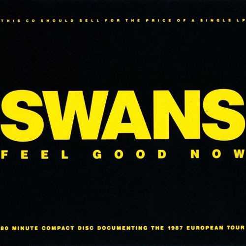 Allmusic album Review : At the time, being the first of the many semi-official bootlegs and live releases that Swans put out over the years, Feel documents the 1987 European tour for Children of God, recorded quite well on a professional walkman by the bands sound engineer. The track list exclusively focuses on Children material, so the album has much of the same general variety as its parent release, though all of the edges are a little rougher. "Blood and Honey," for example, maintains the synth-string arrangements from the album as well as Jarboes low, haunting vocals, but the louder instrumental breaks have a stronger power here. In the meantime, already overpowering songs like "New Mind" and "Beautiful Child" rage all that much harder in a live arena, with Gira holding little back, if at all. At the same time, a tune like "Trust Me" maintains the newer Giras commanding-yet-controlled croon amidst the more textured, elegant arrangement, though he definitely starts to let himself go more towards the end. Naming every highlight would take nearly forever, but special mention has to be made of "Children of God," featuring a fantastic call-and-response vocal tradeoff between Jarboe and Gira while the band brilliantly backs them up, and versions of "Sex God Sex" and especially "Blind Love," which make the album versions seem like gentle walks in the park by comparison. Another definite bonus on Feel is the demonstration of Swans hitherto hard-to-find sense of humor: "Willy in Ravensburg" is a recording of a PA tape of Willie Nelson with drunken audience response, while a number of tracks near the end document a variety of performance goofs and improvisations, including some muffled but amusing audience banter at points. feel_good_now