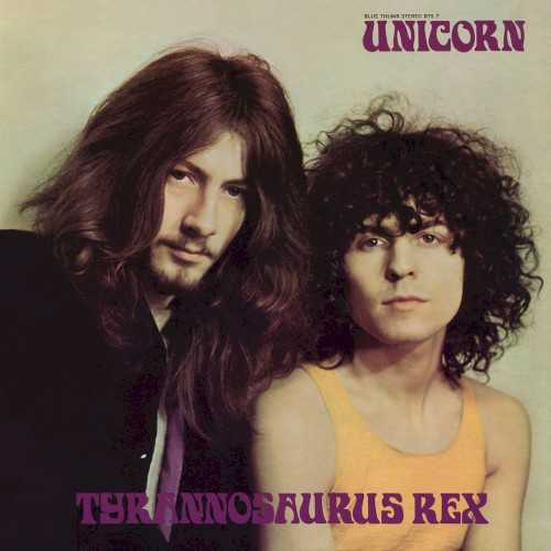 Allmusic album Review : The third Tyrannosaurus Rex album, and their debut U.S. release, Unicorn was also the first to steadfastly state the game plan which Marc Bolan had been patiently formulating for two years -- the overnight transformation from underground icon to above ground superstar. Not only does it catch him experimenting with an electric guitar for the first time on record, it also sees Steve Peregrin Took exchange his bongos for a full drum kit, minor deviations to be sure, but significant ones regardless. And listen closely: you can hear the future. The opening "Chariots of Silk" sets the ball rolling, as slight and lovely as any of Bolans early songs, but driven by a tumultuous drum roll, a pounding percussion which might be the sound of distant gunfire, but could as easily be a petulant four-year-old, stamping around an upstairs apartment. Either way, it must have been a rude awakening for the bliss-soaked hippy acid-heads who were the duos most loyal audience at the time -- and, though the album settled down considerably thereafter, that initial sense of alarm never leaves. By the time one reaches the closing "Romany Soup," a nursery jingle duet for voice and whispered secrets, you feel like youve just left the wildest roller coaster on earth. If the peaks are astonishing, however, the troughs are merely comparative. "Pon A Hill" is certainly more remarkable for the backing chorus of absurd twitters than for a fairly standard Bolan melody. But "Cat Black," a song which had been around since before Bolan joined Johns Children, comes on like a lost Spector classic, with apoplectic percussion and a positively soaring, wordless chorus. "She Was Born to Be My Unicorn," meanwhile, drifts by on piping Hammond and tympani, while "Warlord of the Royal Crocodiles" is no less resonant than such a title demands. Reprising his role on the duos first album, DJ John Peel reappears to read a brief childrens story, but that truly is the only real point of contact between Unicorn and its predecessors. Indeed, in a moment of pure prescient enthusiasm, Melody Makers review tagged the once painstakingly eclectic acoustic duo "electrified teenybop" and, had things not gone horribly awry between Bolan and Took during their first U.S. tour that same year, all that T Rex was to achieve in the first years of the next decade might have instead fallen into place during the final years of the 60s. Because again, you can already hear the storm brewing. unicorn