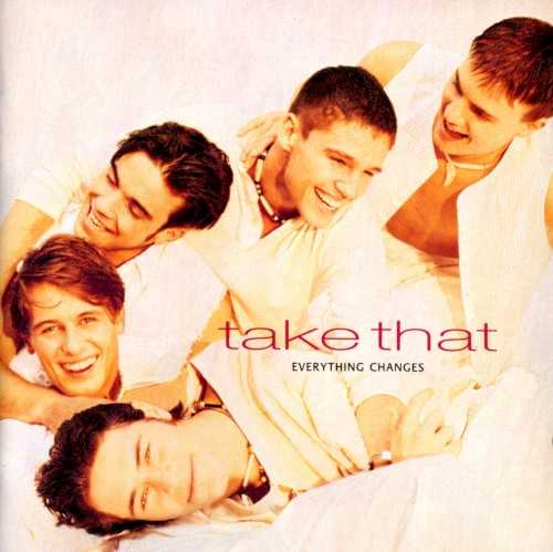 Allmusic album Review : British group Take That did not have the same worries about releasing Everything Changes as they had with their debut album. By this time they were giant superstars in Europe, and the question in their minds was not whether they could get a hit single, but how many and which would make it to number one. The album spawned six hit singles, four of which made number one, making it Record of the Year and one of the best-selling albums of the decade, proclaiming them the biggest male group since the Beatles. When the hype sets in, it is hard to distinguish the value of the material itself. It is an album of dance-pop and ballads sung by five young men, with a greater maturity than most boy band albums thanks to the writing by lead singer Gary Barlow. Boy bands have their share of skeptics, and getting those to tear down their defenses usually ends up competing with their struggle to please the fan base they already have. With saucy dance tracks like "Relight My Fire" (a hit for Dan Hartman in the 70s) and quality ballads like "Pray" and "Love Aint Here Anymore," as well as pop tracks "Everything Changes" and "Whatever You Do to Me," Take That won over everyone they needed to. What they got in return was a reputation for being a fine group with real talent. Everything Changes marked the height of Take That popularity. everything_changes