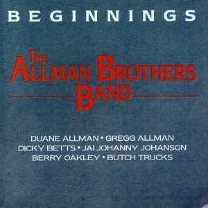 Allmusic album Review : Originally issued in 1973, Beginnings was a two-record set that repackaged the Allman Brothers first two releases, 1969s The Allman Brothers Band and 1970s Idlewild South. The music captures the Allmans in their early stage and features soon-to-be deceased members Duane Allman and Berry Oakley. Highlights include the jam-fest "Whipping Post" (which would soon take on an on-stage life all its own), as well as the slightly psychedelic "Dreams," the soaring "In Memory of Elizabeth Reed," and the road anthem "Midnight Rider." The roots of Southern rock can be minutely inspected on Beginnings beginnings