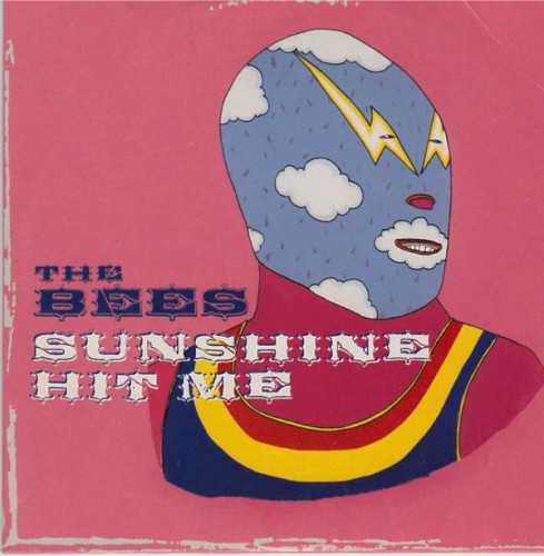 Allmusic album Review : The Bees prance around the same psychedelic pop themes and tones of the Beta Band on Sunshine Hit Me. But somehow they take things to a whole other level, as their familiarity with vintage instruments and addictive laid-back swagger help them avoid the pretension that sometimes follows the Beta Band. Where the Isle of Wight duos peers might name-check the Beach Boys, the Bees simply use them as a subtle starting point. Gentle harmonies mix perfectly with ornate horns that seem straight off a Stereolab album. Its hard to say whats more compelling about the great "Punchbag": Is it the lyric "Im too much for caged monkeys" or the utterly warped beat that shuffles back on itself like a stoned boxer? The Bees dont linger in one musical genre like so many neo-psychedelic bands. Instead, they perfect one style and then move on to another, and somehow it all fits together perfectly. The lazy throwback jazz of "Angryman" fits snugly alongside the sublime, wobbly dub of "No Trophy." The latter really is stunning, sounding as if it were recorded in the heart of Jamaica rather than on a semi-desolate island. "A Minha Menina" (an Os Mutantes cover) gives the White Stripes a run for their money, as dollops of mad blues energy and a fuzzy guitar beg for inclusion on some future Nuggets compilation. The final five tracks are surprising in their adherence to mellow dynamics, showing that the Bees are wholly confident to end their debut with peaceful pianos, somber organs, muted trumpets, and a general sense of serenity. "Zia" is even reminiscent of contemporary slow-drip songs from Lambchop, only without the irony. The Bees emerge as true masters of atmosphere with the swirling, delightful Sunshine Hit Me. sunshine_hit_me