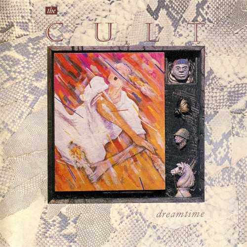 Allmusic album Review : Image-wise, the Cult still werent entirely there yet, as the band photos show. Ian Astburys bandana is more dated than anything else. But its Billy Duffys look -- a Duran Duran/Spandau Ballet wannabe, down to the haircut and suit -- which is terribly amusing in context. Musically, though, on their full-length debut, the Cult were pretty much on their way. Duffys dramatic, spaghetti Western-tinged, dark psychedelic guitar and Astburys passionate semi-wailing set the tone from the start and throughout, while the Jamie Stewart/Nigel Preston rhythm section keeps the tribal/goth feeling running equally high. Indeed, goth is still stalking the bands efforts whether the members liked it or not: consider "83rd Dream" and its distinctly creeped-out introduction, Astburys vocals fed through extra effects. If theres not as much in the way of blunt power chording as later, Dreamtime is still loaded with a variety of moody, energetic joys. "Spiritwalker" is especially fantastic, Prestons rolling drums and Duffys epic, crystalline guitar not that far off from what U2 was going after, but (arguably) with even more appeal. Add in Astburys explosive singing, and its a definite treat through and through. The other strong tracks include the title effort, which may reference the native Australian concept of time, but is more about wearing long hair and tripping on the shamanic vibes, and the who-else-but-the-Cult invocations of mythic America in "Go West," "Horse Nation," and "A Flower in the Desert." If everything is sometimes too shrilly and dramatic for easy digestion, one cant fault the band for energy, and given that they would shortly improve all around, Dreamtime is still an attractive enough listen. Later CD versions of the album included two reasonable enough tracks, the vaguely bluesy (and slightly silly) "Bonebag" and the dreamy "Sea and Sky," plus one total smash. "Resurrection Joe," a queasy, nervous, and frenetic combination of aggro epic and swampy funk, which remains an undeservedly forgotten highlight from the early 80s, topped only by the dramatic sweep of the later "She Sells Sanctuary." dreamtime