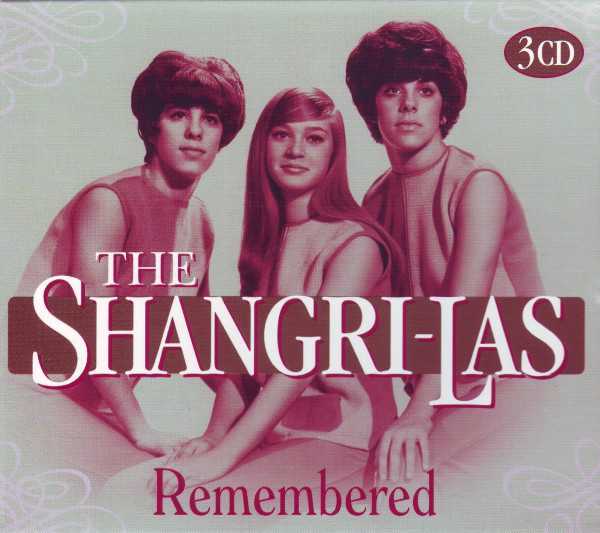 Allmusic album Review : Few Shangri-Las compilations can rival the definitive Myrmidons of Melodrama (whose two versions are the best anthologies of the girls music), but Remembered still offers a comprehensive look at the singles, B-sides, and assorted rarities that made the Shangri-Las commercially viable in the 1960s and famously interesting afterwards. All the requisite themes are here -- the misunderstood love, the unforgiving parents, the tough girl posturing -- although its worth noting that Myrmidons of Melodrama is an obvious model for this track list, and Remembered takes three discs to accomplish what Myrmidons did in one. Unique additions are mostly limited to the presence of two novelty songs, both by the Detergents (whose lead singer, Ron Dante, was also the lead singer on the Archies number one single "Sugar, Sugar"). Accordingly, those who deem their Shangri-Las collections incomplete without the inclusion of "Leader of the Laundromat" should pick up this budget-priced collection, but most fans will want to stick with Myrmidons of Melodrama, which also features useful liner notes and several classic radio spots. remembered
