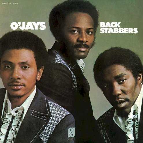 Allmusic album Review : A major turning point for the OJays, Back Stabbers took the group to the top of the charts and made them household names in the R&B world. The OJays had been paying serious dues since the late 50s, and their perseverance payed off in a major way when the unsettling title song, the infectious "Time to Get Down," and the uplifting "Love Train" became their biggest hits up to that point. Indeed, this album did more than its part to help establish Kenneth Gamble and Leon Huffs Philadelphia International Records as the most successful soul label since Stax and Motown. back_stabbers