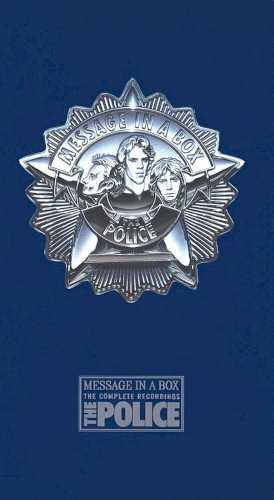 Allmusic album Review : Despite their legendary status, the Police only released five albums during their brief reign from 1978-1983. In addition, the trio had amassed a healthy amount of both studio and live B-sides, plus songs that only appeared on soundtracks. For the 1993 four-CD box set Message in a Box: The Complete Recordings, every single song the Police ever recorded is included. All the tracks were digitally remastered for the project, sounding superior to the original CD versions of the single albums. Also included is a 68-page booklet that includes an interesting (and often humorous) biography, a time line, and notes from all three bandmembers regarding the rarities that appear for the first time on compact disc here. But of course, the real charm of the box set is the music -- album tracks ("Hole in My Life," "Its Alright for You," "Driven to Tears"), hits ("Message in a Bottle," "Cant Stand Losing You," "Spirits in the Material World"), and rarities ("Fallout," a live version of "Next to You") are all timeless classics. While the set is highly recommended to newcomers just discovering the wonders of the Police, longtime fans should consider replacing their tinny-sounding single CDs with the definitive Message in a Box. After all, it contains a total of 24 tracks unavailable (for the most part) anywhere else. message_in_a_box_the_complete_recordings