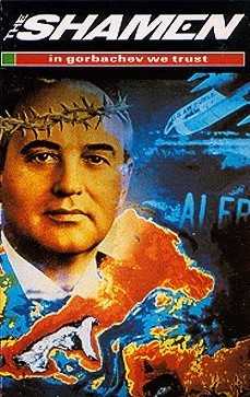 Allmusic album Review : The Shamen began as a fairly straightforward rock band, releasing albums like 1987s Drop that revealed the bands psychedelic inclinations. When the Shamen started becoming a U.K. hitmaking machine in the early 90s, with a string of successful singles like "Move Any Mountain" and "Ebeneezer Goode," it was a different animal altogether. It didnt take long for the Shamen to leave behind the 60s- influenced rock and embrace the dancefloor. 1989s In Gorbachev We Trust is truly the Shamens transitional album; while still incorporating the psychedelic elements, the band began to rely more heavily on the atmospheric synthesized sounds that would eventually help it achieve international success.<br><br> The opening track "Synergy," like the rest of the album, only gives a hint as to what kind of band the Shamen would become. Although not much different from anything on previous releases such as Drop -- the band hasnt entirely abandoned the somewhat artificial "retro" sound -- "Synergy" incorporates the pulsating beats and keyboard flourishes that would define the Shamens sound. The 1960s influence is also evident in "Sweet Young Thing" (not surprising, since the Monkees had recorded it 20 years previously). The unusual combination of swirling psychedelic guitars with sound effects and the hard-hitting synthesized drums is typical of the albums sound. "Jesus Loves America" is the hardest track here; the scathing lyric ("Jesus loves America/but I dont love neither") and sardonic vocal make the song an uneasy but compelling listen.<br><br> By the time of Gorbachevs 1989 release, the Shamens primary members were Colin Angus and Will Sinnott. Sinnott drowned in 1990; afterward, Angus pushed the band even further onto the dancefloor, adding rapper Mr. C and various female vocalists. These touches helped flesh out the Shamens sound; Gorbachev, while an impressive effort and an important part of the bands development, lacks the energy and excitement of the Shamens later dance-oriented releases like En-Tact and Boss Drum. On Gorbachev, the Shamen seem a bit unsure of the new direction, often coming across as a less radio-friendly Jesus Jones. But In Gorbachev We Trust is a must for Shamen completists; it is interesting to hear its evolution from somewhat bland 60s-influenced modern rock to melodic, techno-dance staples. Fans of the Shamens later material may find the more primitive-sounding Gorbachev a bit hard to take. But every band has to start somewhere. in_gorbachev_we_trust