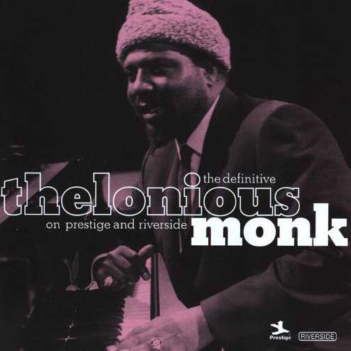 Allmusic album Review : The Definitive Thelonious Monk on Prestige and Riverside contains previously released tracks taken from the pianists and composers stint with the labels from 1952 to 1960. The 21 tracks, aimed at the casual listener, include the Monk penned classics " Round Midnight," "Straight, No Chaser," "Ruby, My Dear," "Bemsha Swing," and "Well, You Neednt." Appearing on these various dates are an extraordinary roster of musicians including Miles Davis, John Coltrane, Coleman Hawkins, Sonny Rollins and Charlie Rouse. Although its far from a perfect retrospective of his career, this set would make a fine companion to The Essential Thelonious Monk spotlighting the years 1947-1952 on Blue Note and The Essential Thelonious Monk on Columbia 1962-1968. Keep in mind that all the original albums remain in print as well. the_definitive_thelonious_monk_on_prestige_and_riverside