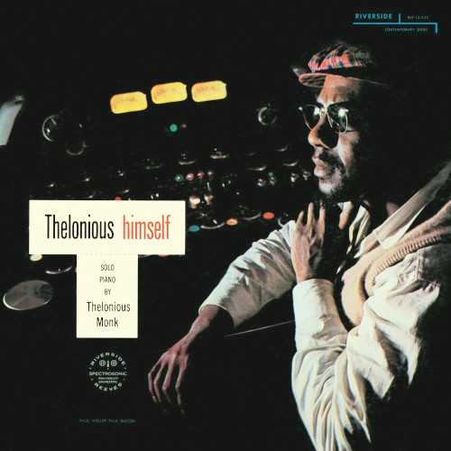 Allmusic album Review : On each of his first three recordings for Riverside, Thelonious Monk included a solo piano presentation, and for many listeners, these were the highlights of each recital. And so it was decided that Monks fourth Riverside recording, Thelonious Himself, would be composed entirely of solo interpretations; well, almost. Like a great actor finding heretofore obscure layers of meaning in a familiar soliloquy, Monk takes familiar themes such as "April in Paris," "I Should Care," and "Almost Alone" and distills them down to a single essence. Where most pianists would simply expand upon the tune (or employ the chord changes as a showcase for their own variations), Monk keeps everything focused on thematic materials. For his final selection, "Monks Mood," the pianist insisted on adding bassist Wilbur Ware and an up-and-coming tenor saxophonist named John Coltrane. By allowing them to italicize and expand upon his basslines and lead melody, Monk enabled listeners to zero in on the essence of his solo and ensemble styles. thelonious_himself