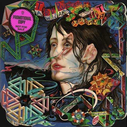 Allmusic album Review : Something/Anything? proved that Todd Rundgren could write a pop classic as gracefully as any of his peers, but buried beneath the surface were signs that he would never be satisfied as merely a pop singer/songwriter. A close listen to the album reveals the eccentricities and restless spirit that surges to the forefront on its follow-up, A Wizard, A True Star. Anyone expecting the third record of Something/Anything?, filled with variations on "I Saw the Light" and "Hello Its Me," will be shocked by A Wizard. As much a mind-f*ck as an album, A Wizard, A True Star rarely breaks down to full-fledged songs, especially on the first side, where songs and melodies float in and out of a hazy post-psychedelic mist. Stylistically, there may not be much new -- he touched on so many different bases on Something/Anything? that its hard to expand to new territory -- but its all synthesized and assembled in fresh, strange ways. Often, its a jarring, disturbing listen, especially since Rundgrens humor has turned bizarre and insular. It truly takes a concerted effort on the part of the listener to unravel the record, since Rundgren makes no concessions -- not only does the soul medley jerk in unpredictable ways, but the anthemic closer, "Just One Victory," is layered with so many overdubs that its hard to hear its moving melody unless you pay attention. And thats the key to understanding A Wizard, A True Star -- its one of those rare rock albums that demands full attention and, depending on your own vantage, it may even reward such close listening. a_wizard_a_true_star