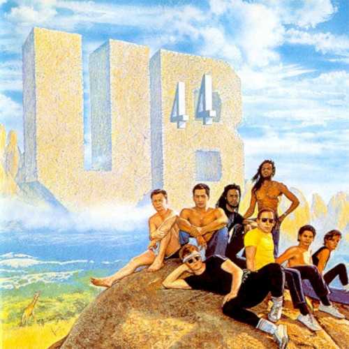 Allmusic album Review : The popular perception of UB40 as a band who cling to the coattails of true reggae artists is partially merited, given their 90s karaoke-quality interpretations of popular standards in a Jamaican rub-a-dub style. But with albums such as their debut and this, admittedly a more uneven effort, their affection for the music was self-evidently genuine and generally well observed. Their conscience-driven lyrics ("One in Ten" especially) are heartfelt and convincing, though Ali Campbells Rastabrummyfarian voice takes some getting used to. ub44