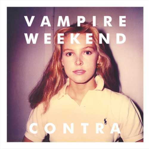 Allmusic album Review : The scholarly Upper West Side Soweto of Vampire Weekend’s debut sounded self-assured, but on Contra, they step out of their ivory tower with just as much confidence. In all senses of the term, this is a sophomore album. The band still flaunts the collegiate sense of discovery that made Vampire Weekend charming -- and sometimes too precious -- but with more maturity and creativity. Another Discovery is just as much of a force on Contra as any of the band’s much-noted influences (Afro-pop, Paul Simon’s Graceland): Rostam Batmanglij’s electro-hip-hop-pop project with Ra Ra Riot’s Wes Miles, which released its album LP after the pair found acclaim with their day jobs. While Vampire Weekend aren’t as shiny and sugary as Discovery, some of that adventurousness rubbed off on Batmanglij’s Contra production, which plays to the band’s biggest strength: inspired juxtaposition. The album’s artwork, which pairs a blonde WASP princess in a popped-collar polo shirt with the term given to Nicaraguan rebels, hints at the flair with which Vampire Weekend play mix-and-match on Contra. They throw listeners into the deep end with “Horchata,” which features a four-on-the-floor beat, thumb piano, rubbery synth bass, and massed harmonies -- almost everything except the spry guitars that helped define their first album. “California English” goes farther, tweaking Ezra Koenig’s yelp with Auto-Tune, the bête noire of those who value “realness” in their music; for Vampire Weekend, it’s just another instrument for them to play with. On paper, Contra’s hybrids seem more contrived than they actually sound: “Giving Up the Gun” fuses baile funk, house and stadium rock into a sweet melody propelled by choppy rhythms. “Diplomat’s Son” is even more far-fetched and fantastic, adding samples of M.I.A. and Toots & the Maytals -- exactly the kind of things you’d expect to hear on a young globetrotter’s iPod -- to nostalgic chamber pop. The album bustles with so many sounds and ideas that it challenges listeners to decide where to put their ears first, particularly on the single “Cousins,” a blur of guitars and jump-cut drums that sounds like abstract punk. Despite this busyness, Vampire Weekend are looser and less cryptic than on their debut, allowing them to tell stories like “Holiday,” an Iraqi war protest set to skanking guitars (ever the font snob, Koenig can’t resist mentioning a headline in “96-point Futura”). Even the few quiet moments are complex: “I Think UR a Contra” closes the album by wanting, and hating, the kind of privilege that brings “good schools and friends with pools.” And though the band is committed to change, the same joy that soared through Vampire Weekend pops up on “White Sky,” which boasts a melody so irrepressible that Paul Simon just might want to borrow it. With Contra, Vampire Weekend make Auto-Tune and real live guitars, Mexican drinks, Jamaican riffs and Upper West Side strings belong together, and this exciting lack of boundaries offers more possibilities than anyone could have expected. contra