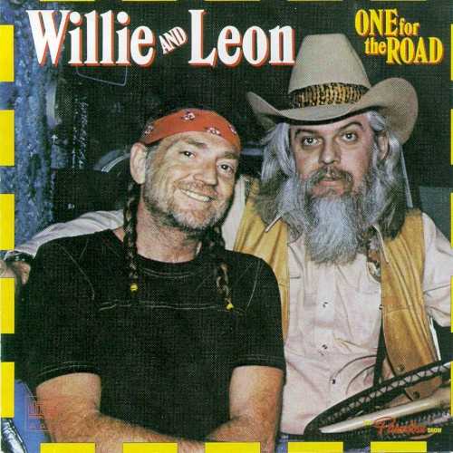 Allmusic album Review : One for the Road, Willie Nelsons duet record with fellow American music maverick Leon Russell, followed months after his freewheeling, jam-heavy double album Willie and Family Live. This record (once a double LP, now a single CD) wasnt recorded live and the songs run a little shorter, but it shares the same sort of loose spirit and easy-rolling eclecticism as the two, essentially backed by the Family, run through a mess of country and pop standards. The latter makes up for the second half and its appropriately a little more subdued feel, but its earthier than Stardust and it makes a good companion for the irresistible first half, which is often cheerfully rowdy (particularly on the dynamite opening triptych of "Detour," "I Saw the Light," and "Heartbreak Hotel") and convincingly bluesy on the ballads and mid-tempo groovers like the excellent "Trouble in Mind." Both Nelson and Russell are known as sharp interpreters of other peoples material, and teamed together, they might not reinvent these songs (though they come close on "Heartbreak Hotel"), but they infuse a lot of sound and spirit into these songs. Its a little bit too laid-back and easy to qualify as a no-holds-barred classic (particularly on the second half), but that mellow charm is precisely why its a small, priceless gem for any serious fan of either singer. one_for_the_road