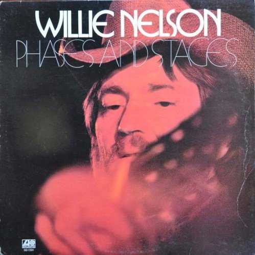 Allmusic album Review : If Shotgun Willie played a bit like a concept album, Phases and Stages was a full-blown one, tracing the dissolution of a marriage and devoting one side to the wifes perspective, the second to the husbands. If anything, Willie overplays his hand a bit, insisting on grafting the "Phases and Stages" theme between crucial songs to the point of genuine irritation. But, pretend that never happened, erase it from your mind, and Phases and Stages is easily the equal of its remarkable predecessor, a wonderful set of music that resonates deeply, as deeply as the words. Make no mistake -- the deceptively relaxed arrangements, including the occasional strings, not only highlight Nelsons clever eclecticism, but they also heighten the emotional impact of the album. And this is a hell of an emotional record, where even each sides celebratory honky tonk numbers (the medley "Sisters Coming Home/Down at the Corner Beer Joint" and "Pick Up the Tempo," respectively) are muted by sadness. Then, there are the centerpieces: "Walkin," where the woman decides its time to move on; "Pretend I Never Happened," perhaps the coldest ending to a relationship ever written; "Bloody Mary Morning," a bleary-eyed morning-after tale that became a standard; "Its Not Supposed to Be That Way," a nearly unbearably melancholy account of a love gone wrong; and "Heaven and Hell," a waltz summary of the relationship. Any two of these would have formed a strong core for an album, but placed together in a narrative context, their impact is even more considerable. As a result, this is not just one of Willie Nelsons best records, but one of the great concept albums overall. phases_and_stages